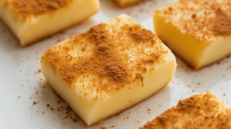 Leche frita sin freír